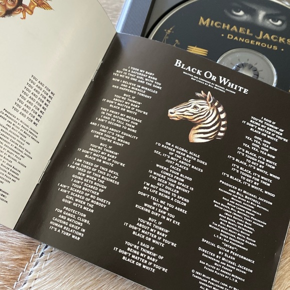 1991 Michael Jackson Dangerous CD - Picture 6 of 8